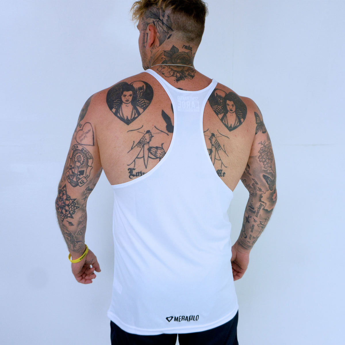 Fit Men Evolution Evolution Fitness Men's Stringer - White – Evolution Fitness XL