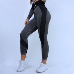 Evolution Seamless Leggings - Heather/ Dark Grey