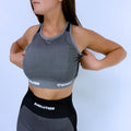 Evolution Seamless Sports Bra -  Heather/ Dark Grey