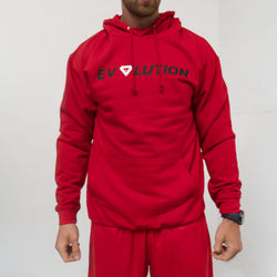 Evolution Fitness XL Men's Hoodie - Red