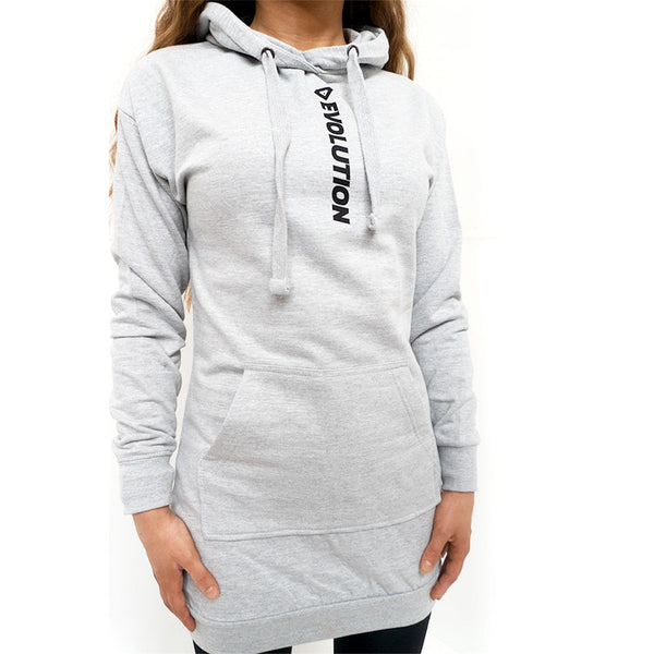 Women's Oversized Hoodie - Heather Grey