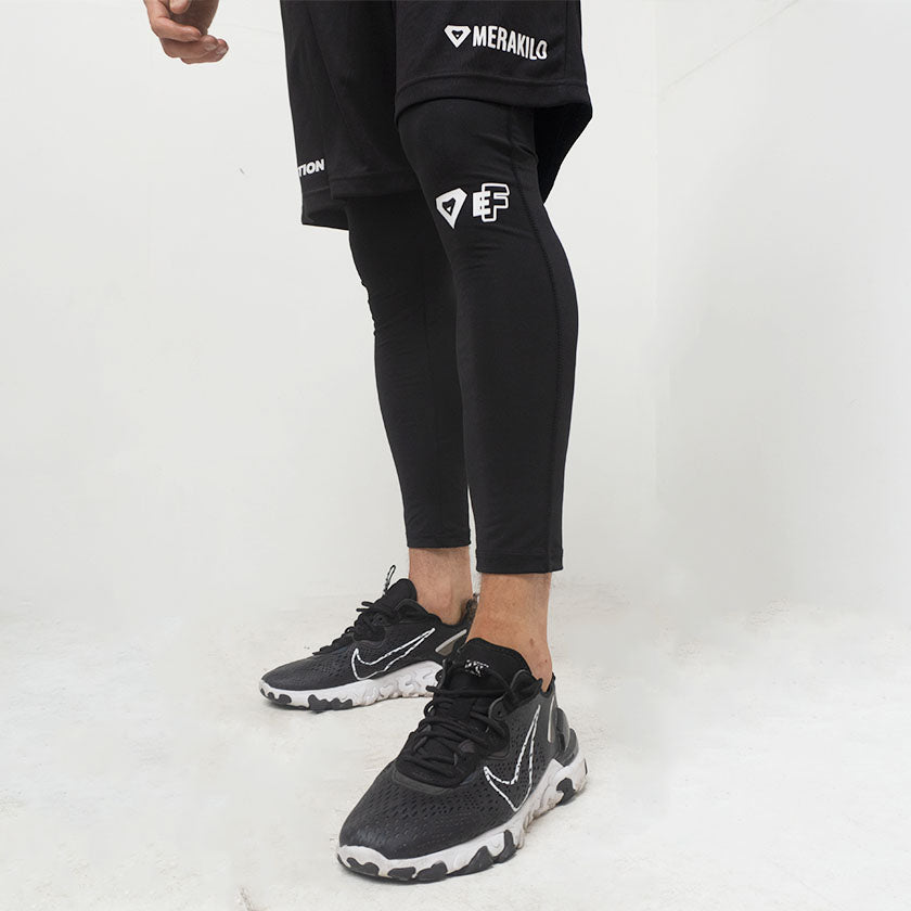 Evolution Fitness XL Men's Compression Leggings - Black