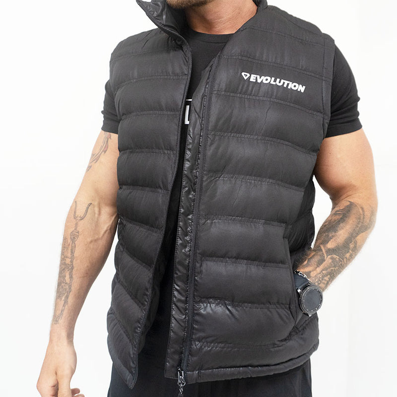 Evolution Fitness Men's Gilet - Black