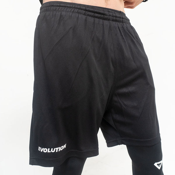 Evolution Fitness XL Shorts - Black