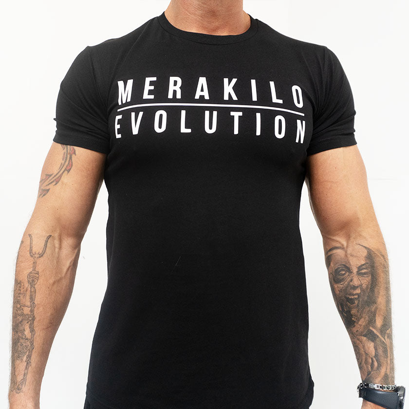 Evolution Fitness XL Men's Cotton Tee - Black